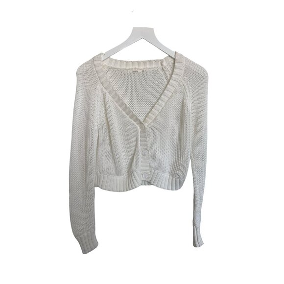 Tularosa Margot White Open Knit Cardigan - Picture 5 of 7